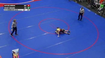 103 lbs Consi Of 16 #2 - Daylen Amman, North Hills vs Brady Genard, Wilson