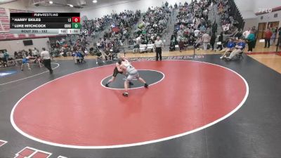 152 lbs Semifinal - Luke Hitchcock, Central Dauphin Hs vs Harry Skiles, Lampeter Strasburg Hs