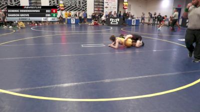 116 lbs Consy 5 - Dominic Remendowski, Brecksville vs Samson Grove, SHWA