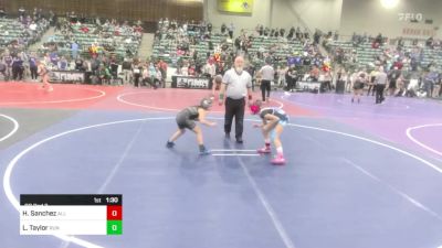 80 lbs Rr Rnd 2 - Hartley Sanchez, All In Wr Ac vs Lilly Taylor, Run To Danger