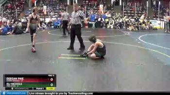 92 lbs Round 2 (4 Team) - Deegan Pike, Cedar Springs vs Eli Nichols, Pine River