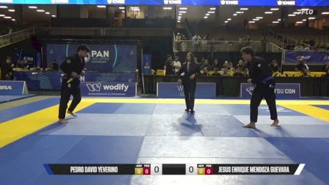 Jesus Enrique Mendoza Guevara vs Pedro David Yeverino 2026 Pan Jiu Jitsu IBJJF Championship