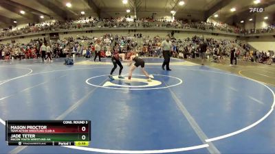 70 lbs Cons. Round 3 - Mason Proctor, Team Action Wrestling Club-A vs Jade Teter, Macon Youth Wrestling-AA 