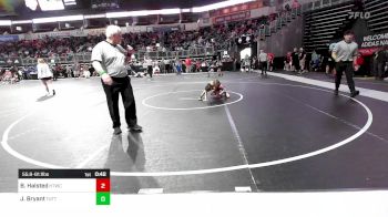 55.6-61.1 lbs Quarterfinal - Blair Halsted, Hammer Time vs Jolee Bryant, Tuttle Wrestling Club