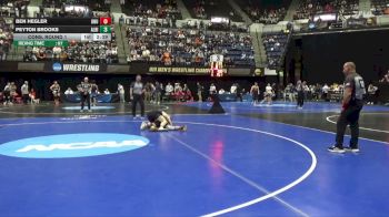 165 lbs Cons. Round 1 - Ben Hegler, Ohio Northern vs Peyton Brooks, Albion