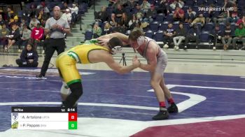 157 lbs Final - Anthony Artalona, Univ Of Pennsylvania vs Peter Pappas, George Mason