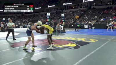 175 lbs Consi Of 16 #1 - Efosa Osayande, Peninsula (SS) vs Ronin Davis, Liberty Bakersfield (CS)