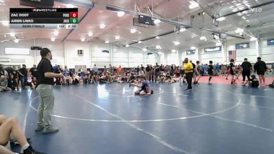114 lbs Semifinal - Zac Dodt, Pursuit-HS vs Aiden Linko, Jacket Wrestling Club-HS