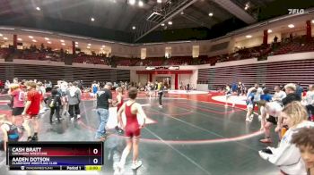 100 lbs Cons. Semi - Aaden Dotson, Claremore Wrestling Club vs Cash Bratt, Chickasha Wrestling