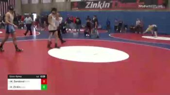 127 lbs Consolation - Mario Sandoval, Northview vs Hayden Zinkin, Bullard