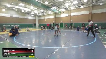 105 lbs Quarterfinal - Ansari Abiyah, Chaparral vs Vivian Lopez, Anaheim