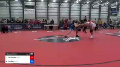 92 kg Quarterfinal - Jacob Cardenas, Spartan Combat RTC vs Austin Cooley, Mountaineer Wrestling Club