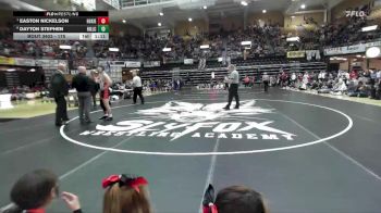 175 lbs 1st Place Match - Easton Nickelson, Hoxie Hs vs Dayton Stephen, Hill City Hs