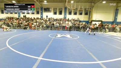 120 lbs Quarterfinal - Jocelyn Antes, Frontier vs Angelina Berry, Stoughton