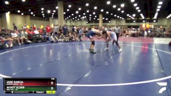 175 lbs Round 5 (6 Team) - Jose Garcia, Gator Dawgs vs Wyatt Elder, Indy WC