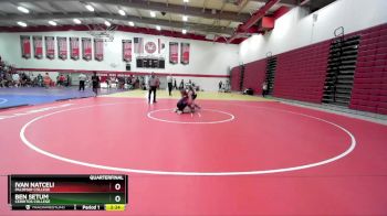 184 lbs Quarterfinal - Ben Setum, Cerritos College vs Ivan Natceli, Palomar College