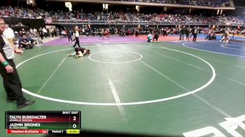 5A 107 lbs Cons. Round 3 - Jazmin Briones, El Paso Hanks vs Talyn Burkhalter, Amarillo Tascosa