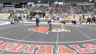 106 lbs Champ. Round 2 - Mason Brooks, Somerset vs Ryker Kramer, Fort Campbell