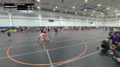 120 lbs Cons. Round 2 - Mason Saylor, Unattached vs Ethan Alvarez, Unattached