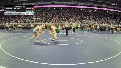 D3-175 lbs Quarterfinal - Bradley Meyers, Portland vs Zack Bamm, Napoleon