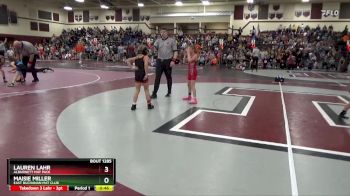 SPW-4 lbs Round 4 - Lauren Lahr, Alburnett Mat Pack vs Maisie Miller, East Buchanan Mat Club