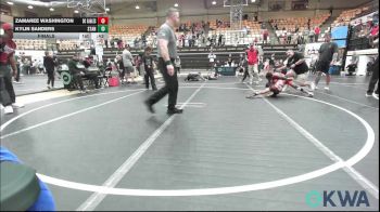 73 lbs Final - Zamaree Washington, Del City Little League Wrestling vs Kylin Sanders, Standfast