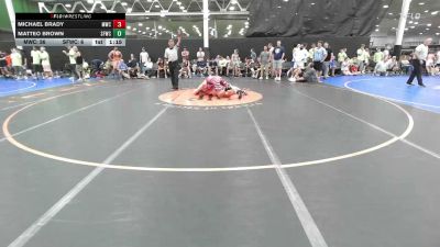 162 lbs Rr Rnd 2 - Michael Brady, Malvern WC - HSC vs Matteo Brown, Sly Fox Orange - HSC