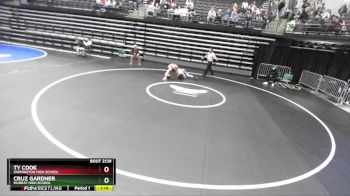 147 lbs Champ. Round 2 - Ty Cook, Farmington High School vs Cruz Gardner, Murray High School