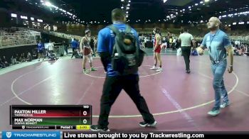 160 lbs Champ. Round 3 - Max Norman, Dobyns Bennett vs Paxton Miller, Thompson HS