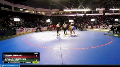 285 lbs Cons. Round 2 - Antonio Christensen, East Valley (Spokane) vs DeQuan Freeland, Olympic