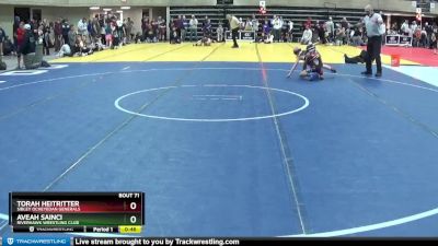 65 lbs Round 3 - Aveah Sainci, Riverhawk Wrestling Club vs Torah Heitritter, Sibley Ocheyedan Generals