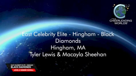 East Celebrity Elite - Hingham - Black Diamonds [2025 L6 Senior XSmall Semis] 2025 The Cheerleading Worlds