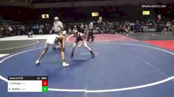 95 lbs Consi Of 8 #2 - Tobey Forman, Nevada Elite vs Ethan Padilla, Team Quest