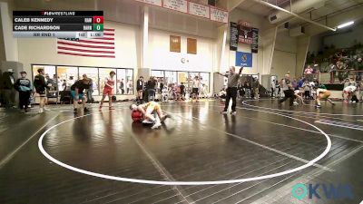 140 lbs Rr Rnd 1 - Caleb Kennedy, Raw vs Cade Richardson, Barnsdall Youth Wrestling