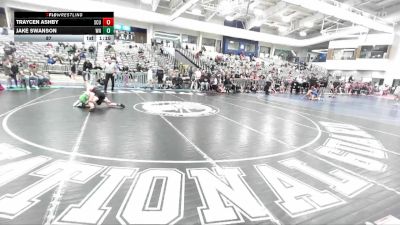 87 lbs Round 2 (4 Team) - Jake Swanson, Western Nebraska vs Traycen Ashby, South Central Utah