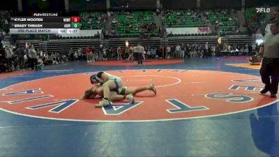 1A-4A 215 3rd Place Match - Kyler Wooten, North Sand Mountain vs Brady Thrash, Ashville
