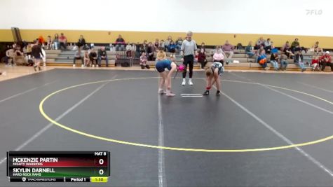 125 lbs Round 2 - McKenzie Partin, Mighty Warriors vs Skylin Darnell, Hard Rock Rams