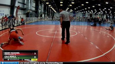 120 lbs Rd# 4- 2:00pm Friday Final Pool - Cole Rebels, New England United vs Henry McDoniel, Nebraska Elite