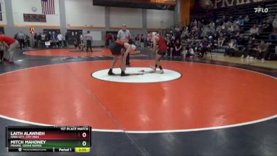 150 lbs 1st Place Match - Mitch Mahoney, Prairie, Cedar Rapids vs Laith Alawneh, Iowa City, City High