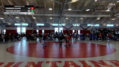 125 lbs Cons. Round 2 - Naythan Galbiso, New Mexico Highlands vs Marques Calapiz, Simon Fraser (B.C.)