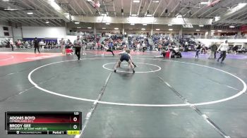 125 lbs Quarterfinal - Adonis Boyd, Cumberlands (Ky.) vs Brody Gee, University Of Saint Mary (KS)