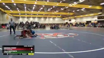 174 lbs Cons. Round 5 - Cale Bartosch, Alfred State vs Desmon Perry, Ohio Wesleyan