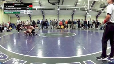 149 B 1st Place Match - TJ Allison, Gannon University vs Anthony Orlandini, St. Vincent