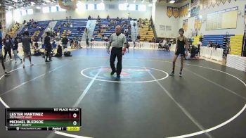 145 Gold 1st Place Match - Lester Martinez, Southwest Miami vs Michael Bledsoe, Colquitt County