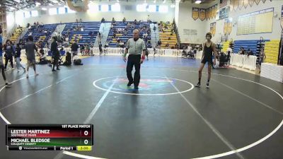 145 Gold 1st Place Match - Lester Martinez, Southwest Miami vs Michael Bledsoe, Colquitt County