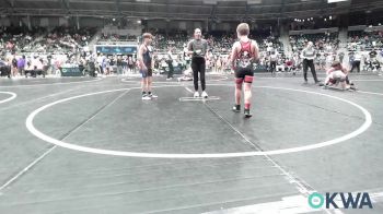 76 lbs Consi Of 16 #2 - Haigen Wall, Locust Grove Youth Wrestling vs Skyler Oliva, Victory Youth Wrestling