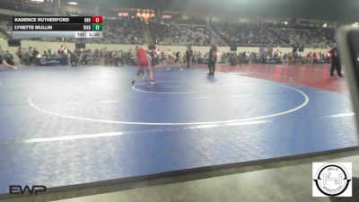 118 lbs Round Of 16 - Kadence Rutherford, Grove vs Lynette Mullin, Bixby JH Girls