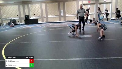 58 lbs Consi Of 8 #1 - Easton Fujihara, Flow Academy HI vs Abhisri Vatti, Monster Garage