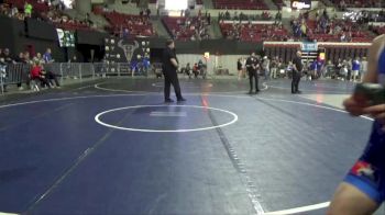88 lbs Champ. Round 2 - Aiden Smith, Tongue River Wrestling Club vs Carson Worthen, Belgrade Wrestling Club