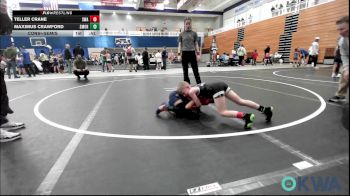 61 lbs Consolation - Teller Crane, Shelton Wrestling Academy vs Maximus Crawford, Southmoore SaberCats Wrestling
